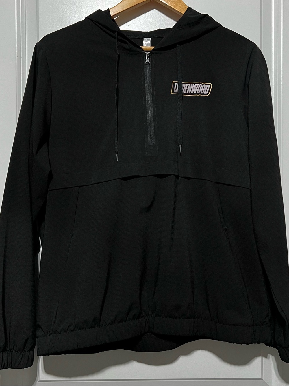 Ebb & Flow Women’s Lindenwood University Windbreaker in Black
